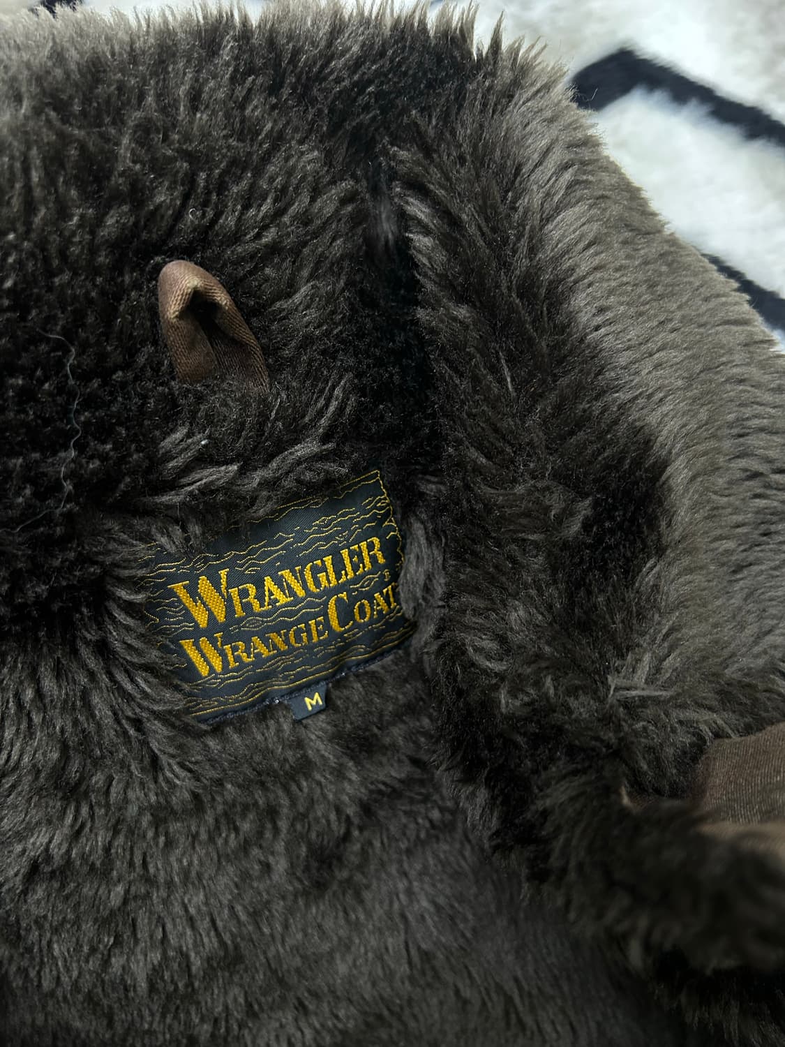 [M]랭글러 Wrange 퍼 자켓/브라운 상품이미지6