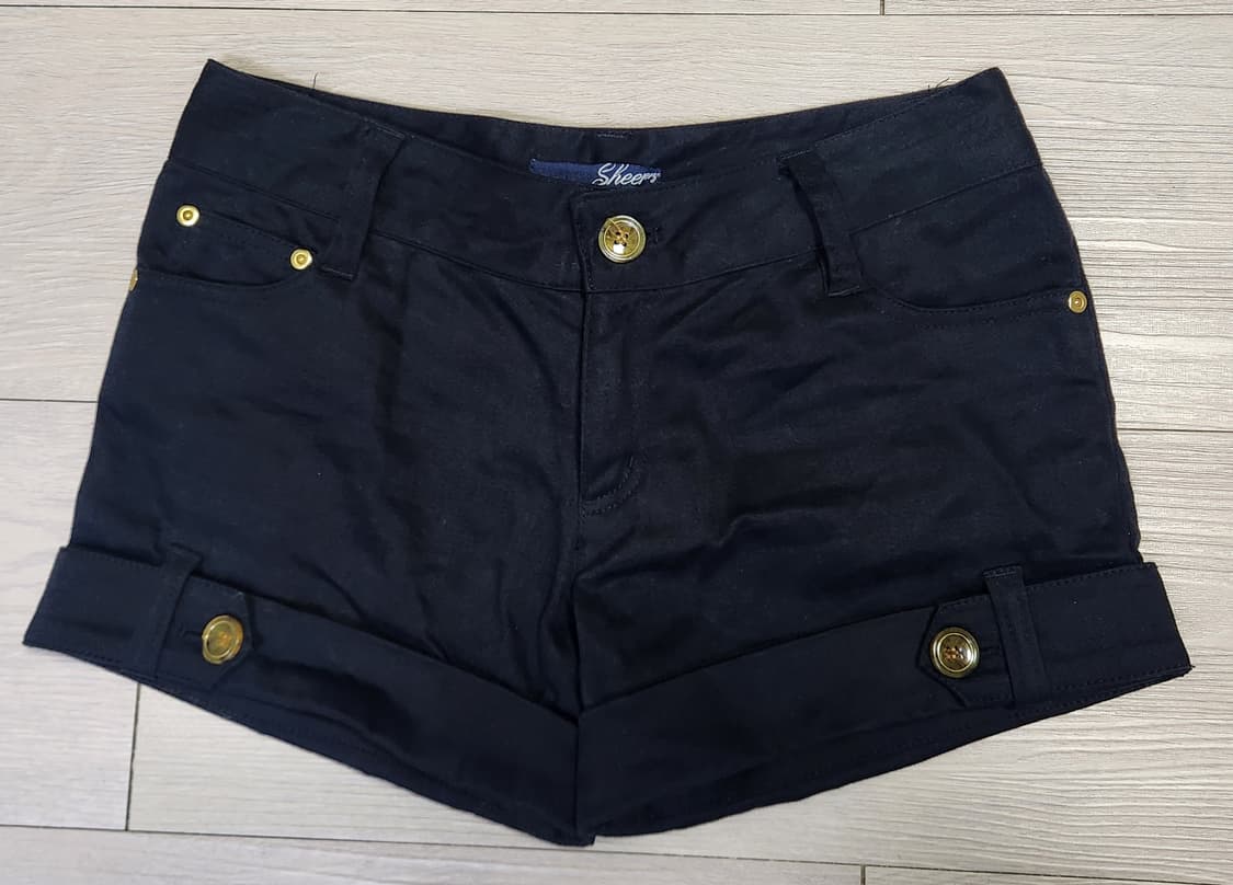 곧 가격올림) 갸루 블랙 반바지 오네갸루 고스로리 고스펑크 상품이미지1