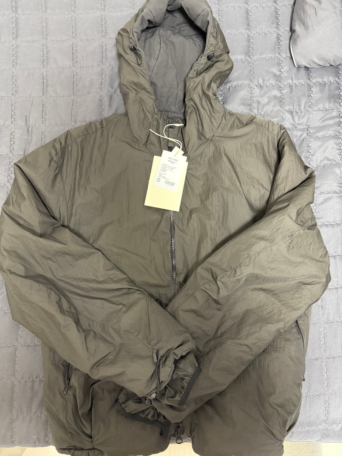 폴리테루 라이트 퍼퍼 자켓 1.5v 머드 상품이미지2