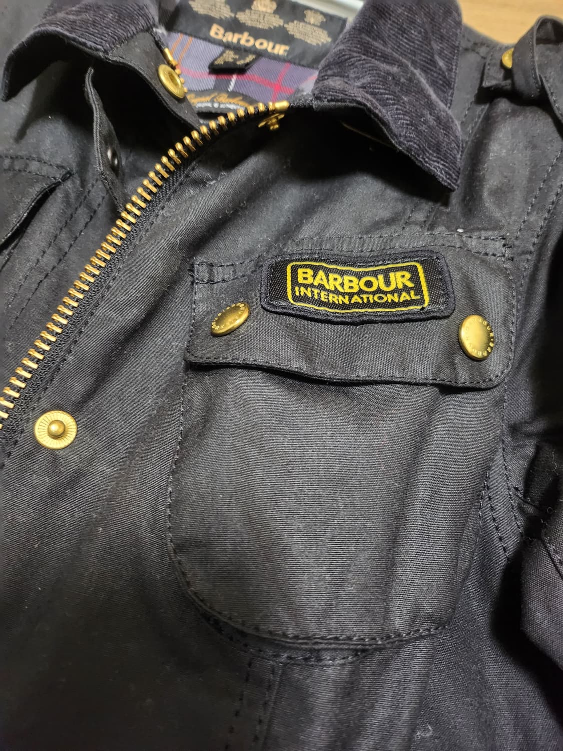 바버 여성 인터내셔널 왁스 자켓 uk12사이즈 상품이미지6