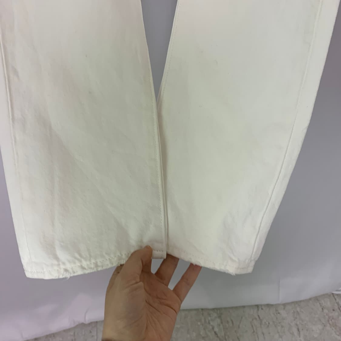 리바이스 y2k 00s 아이보리 데님팬츠 빈티지 스키니 24-25인치 상품이미지2