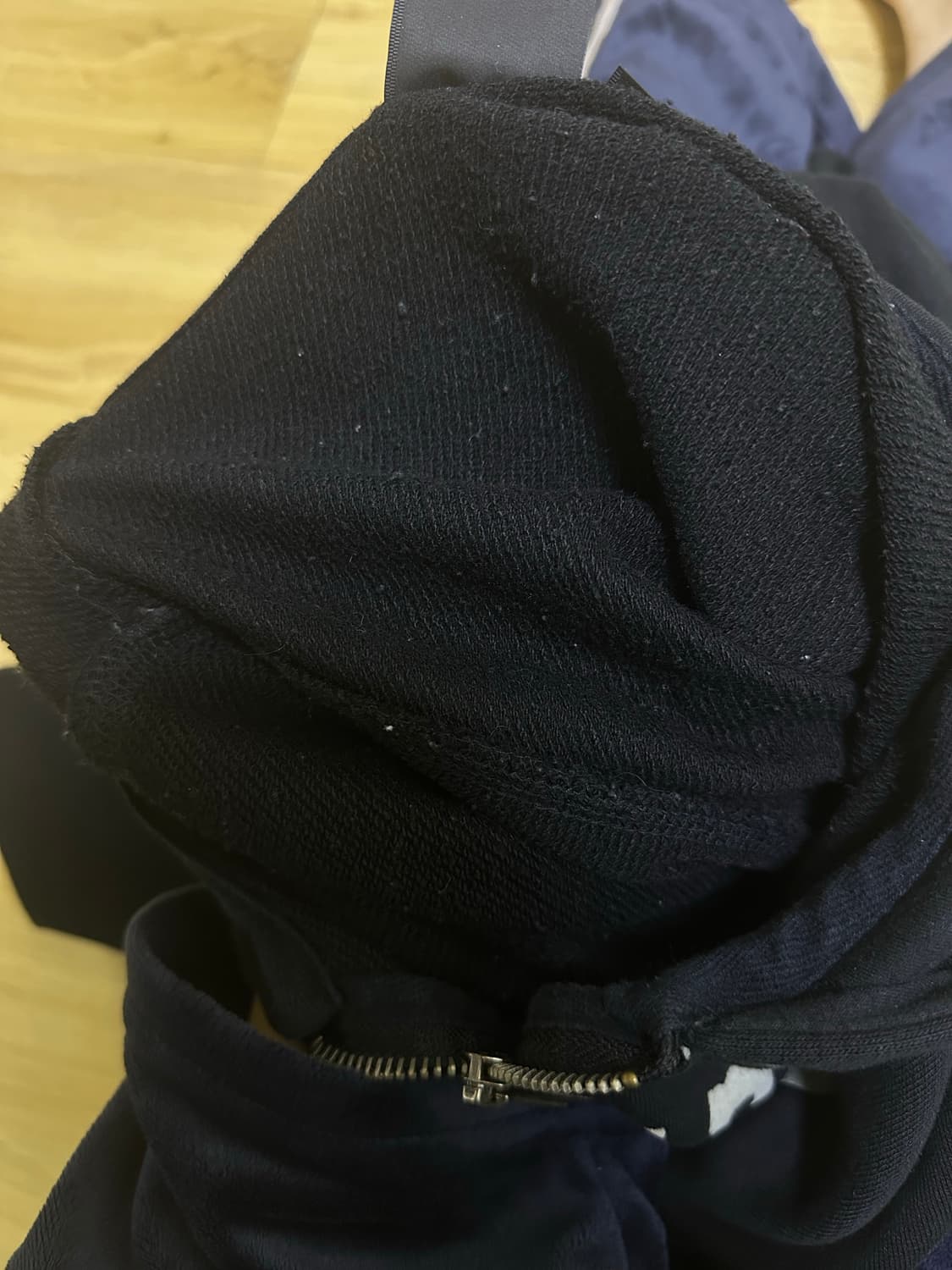 (택포) 버카루 레터링 후드집업 상품이미지4