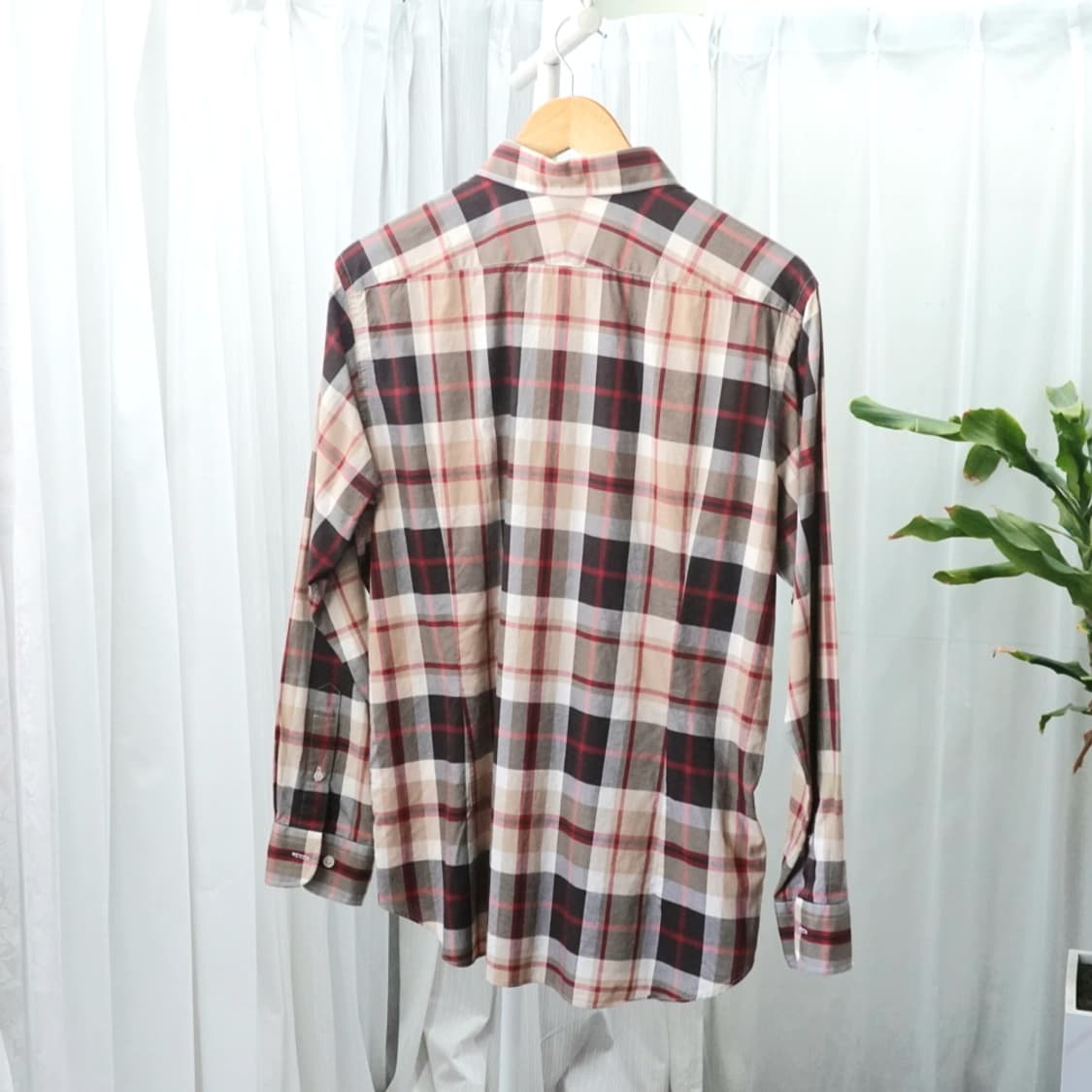 매킨토시 런던 하우스 체크 코튼 셔츠 1948 상품이미지2