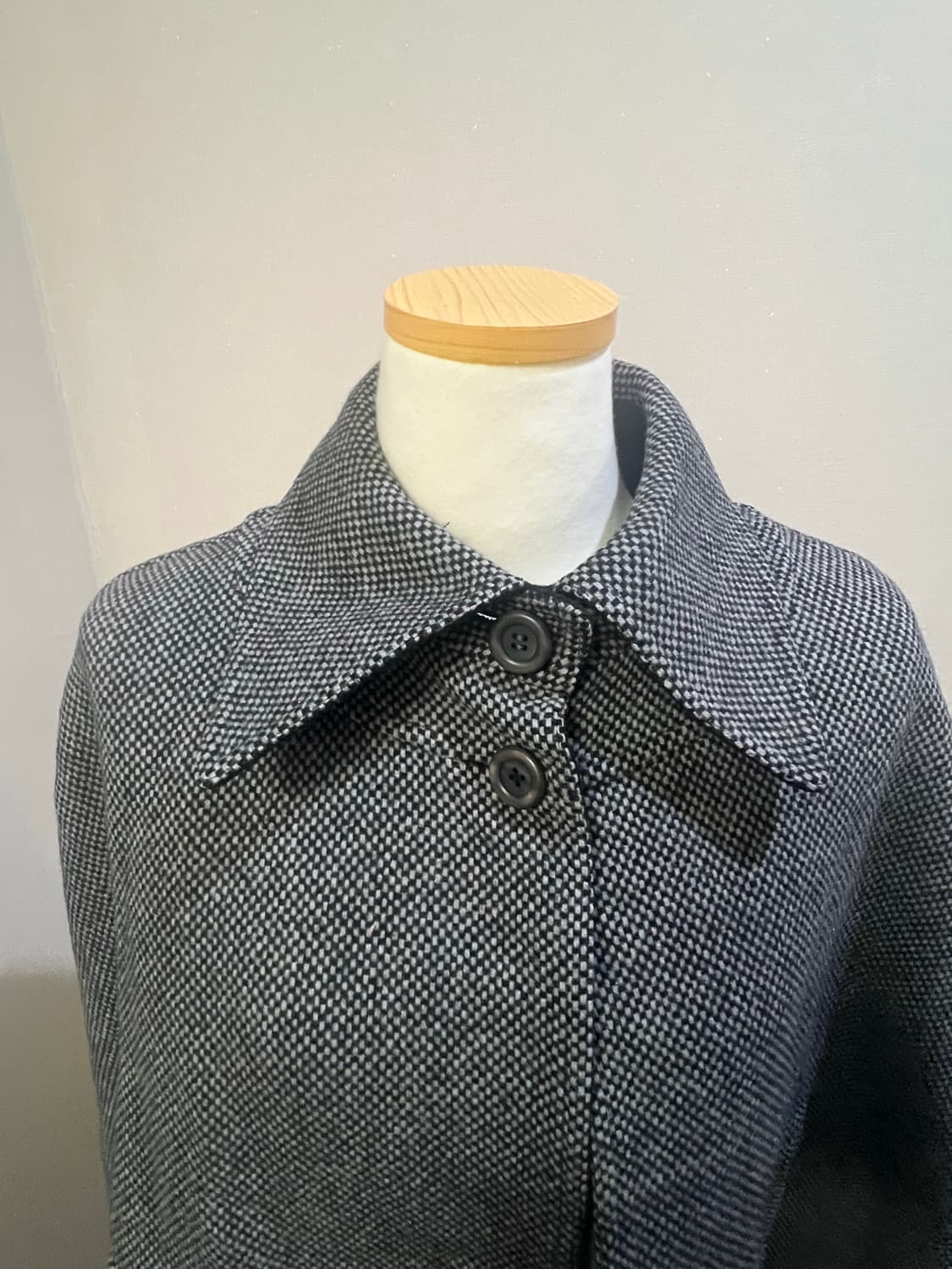 분위기 갑 엠마뮤엘웅가로 빈티지 100% 울 롱 케이프  상품이미지4