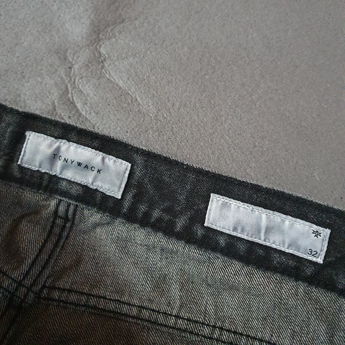 토니웩 머스크 페인팅 슬림스트레이트 데님 팬츠 32 상품이미지6