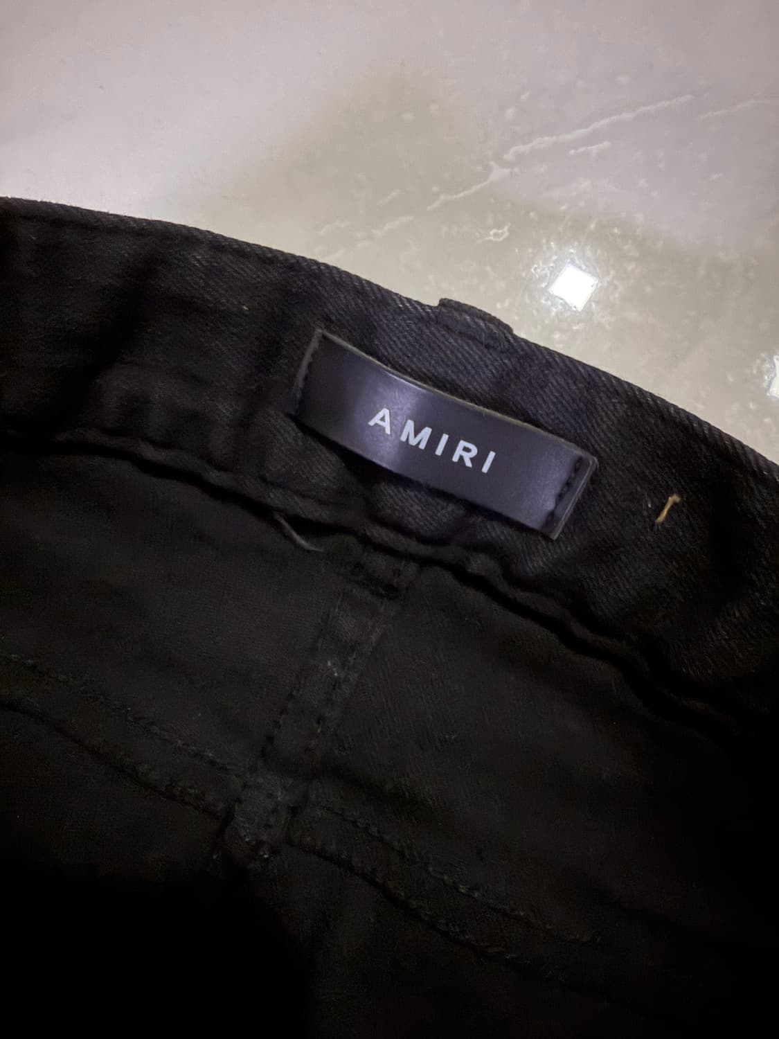 디스트레스드 블랙 데님 / 아미리 스타일 st 특A급 상품이미지6