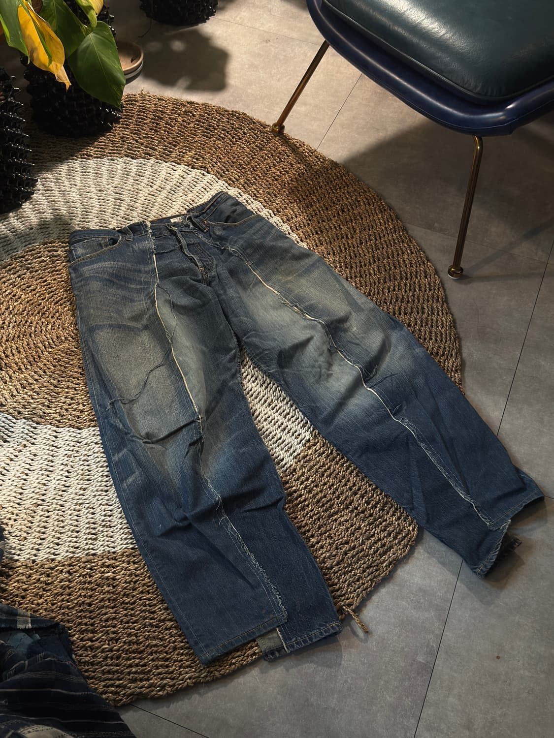 올드파크 oldpark 크롭 데님팬츠 32size 상품이미지1