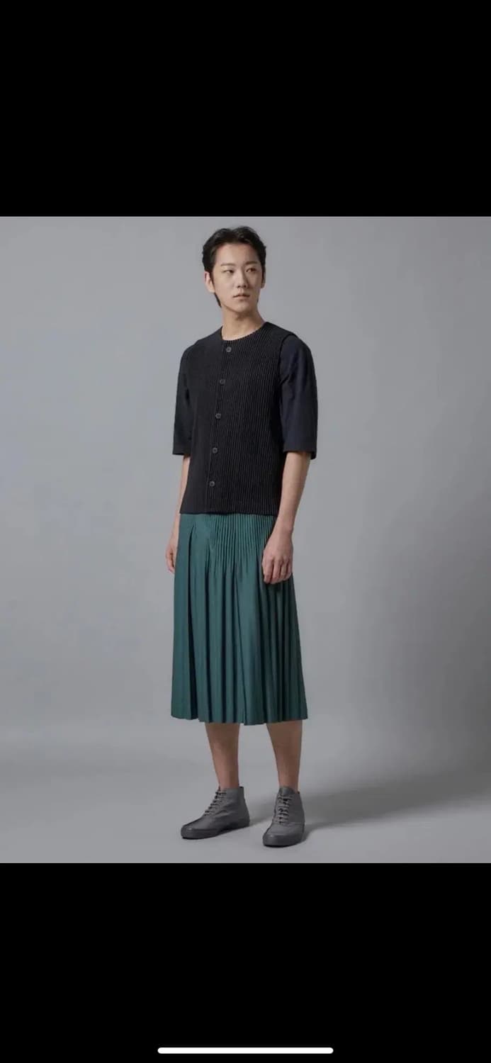 옴므플리세 플러피 와이드 하카마 2 상품이미지3