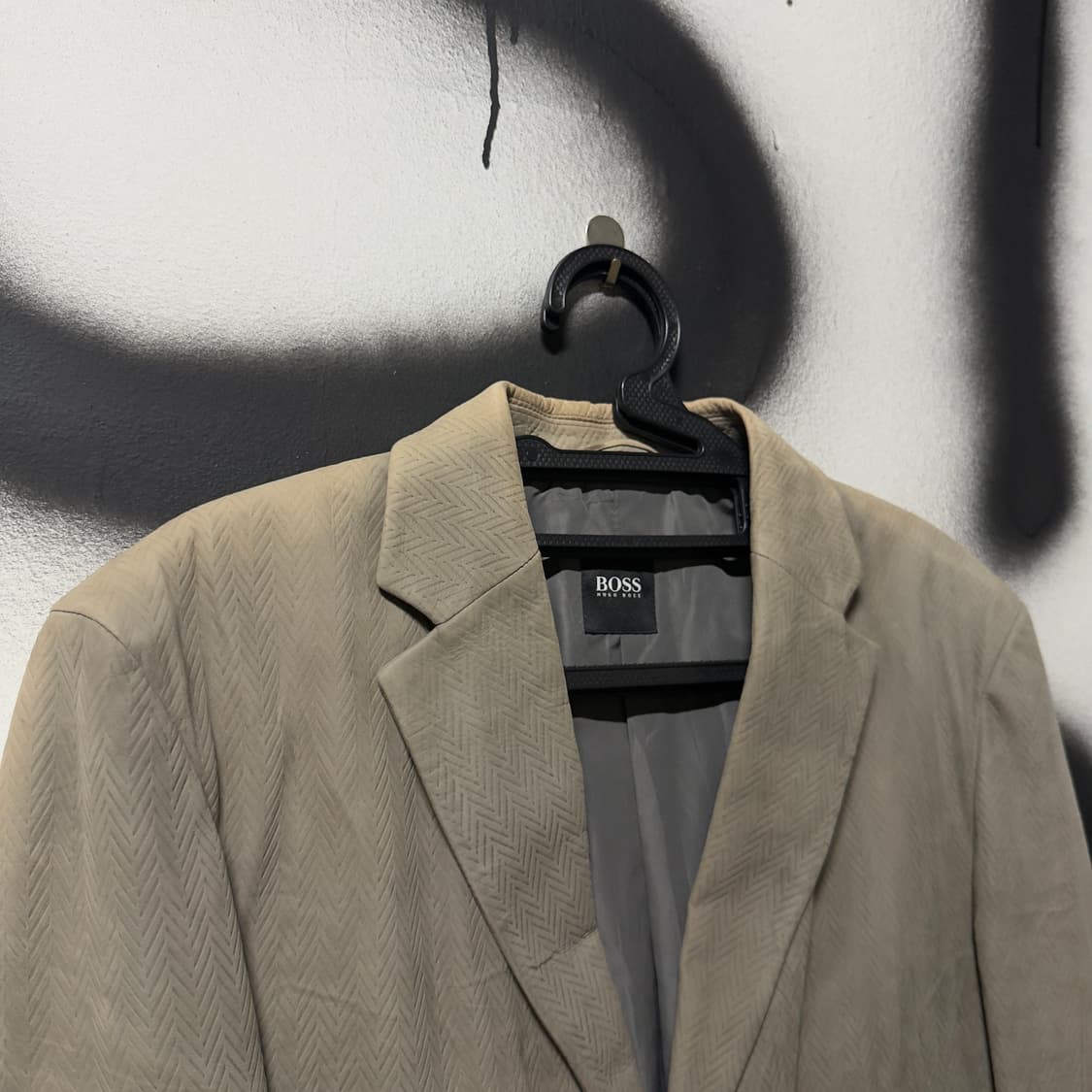 Hugo Boss 휴고보스 이탈리안 카프 누벅 리얼 레더 블레이저 자켓 상품이미지3