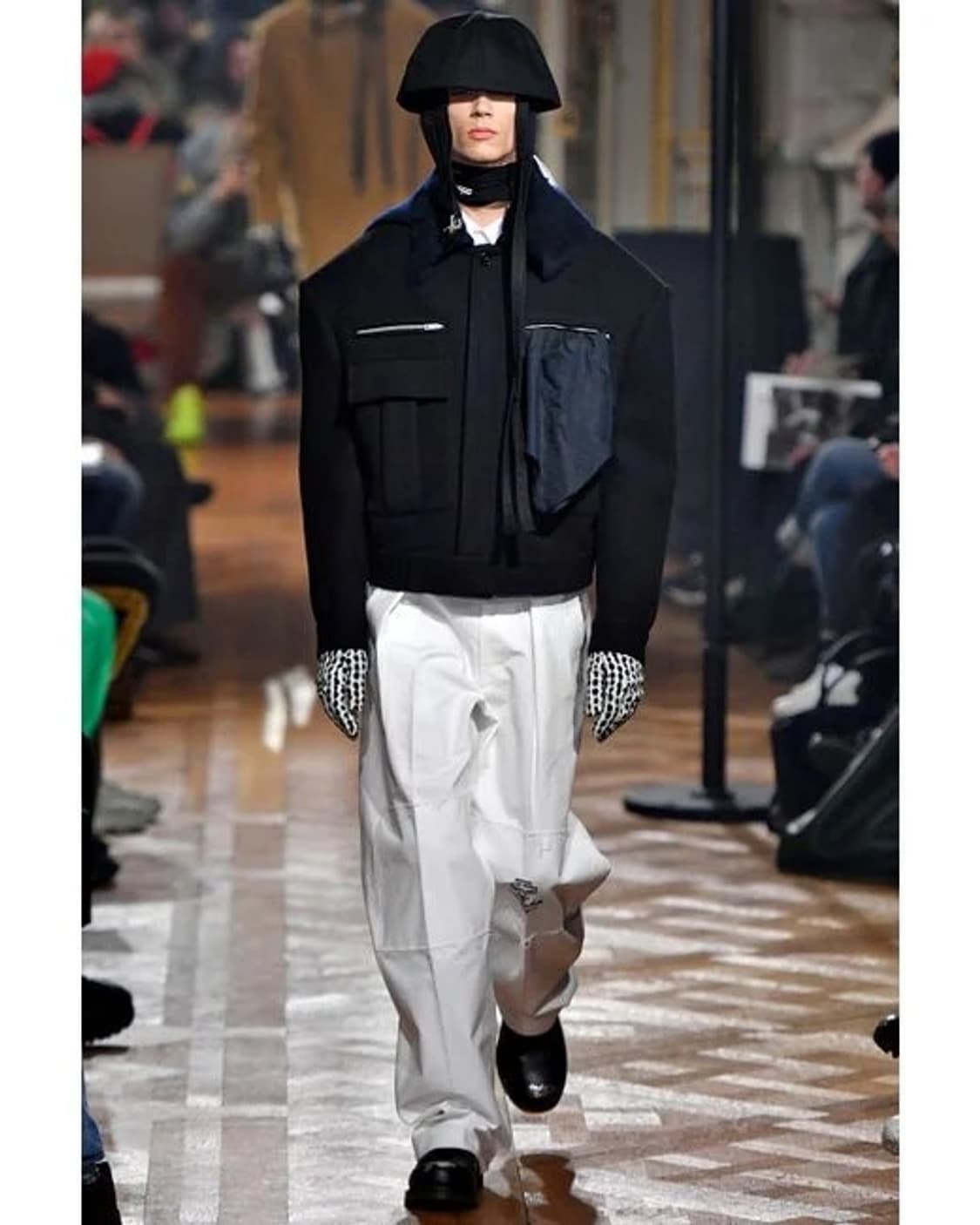 라프시몬스 19fw 밀리터리 울 크롭 자켓 [48] 상품이미지1