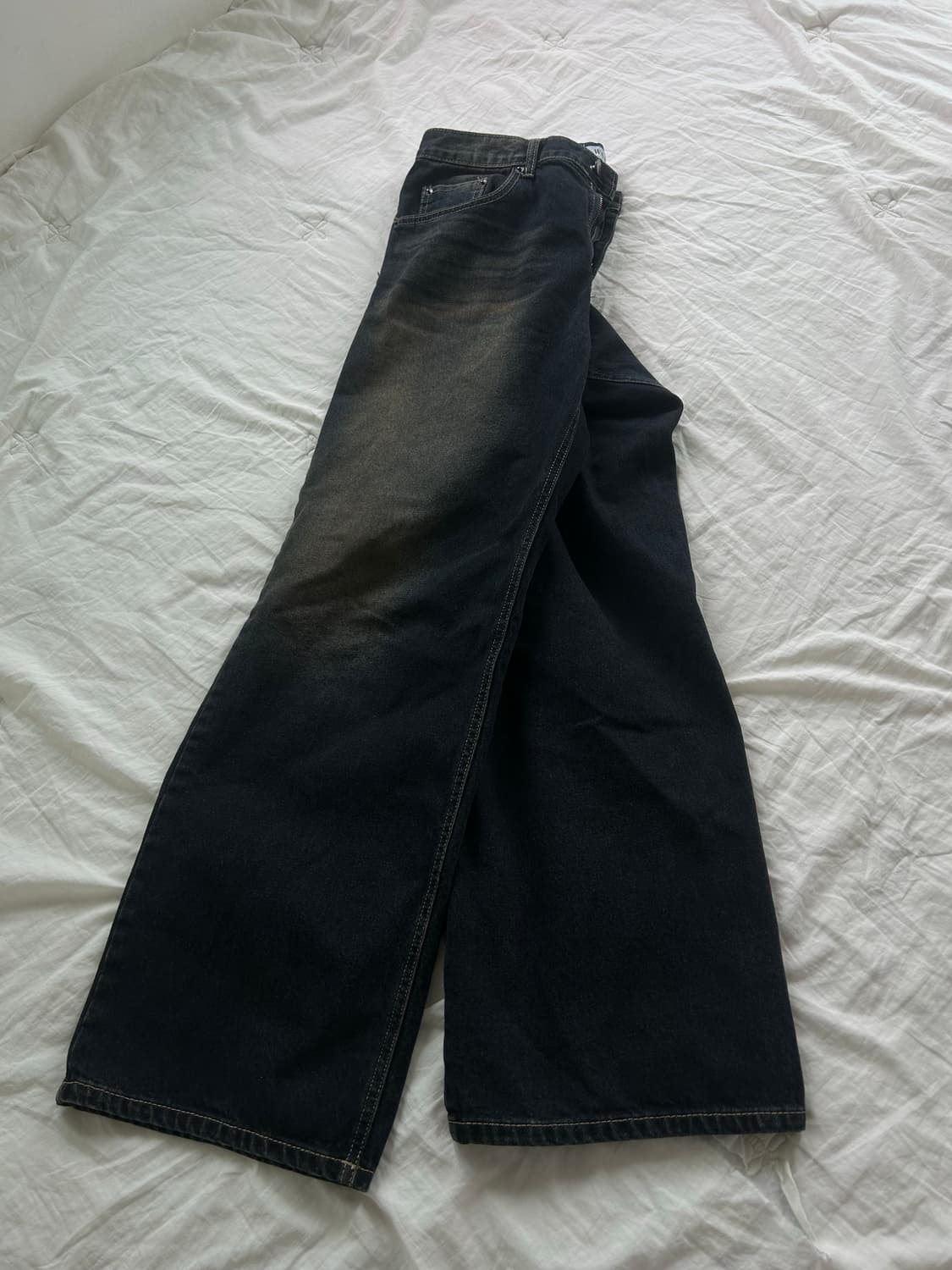 waar 오일리 워싱 데님팬츠L 상품이미지3