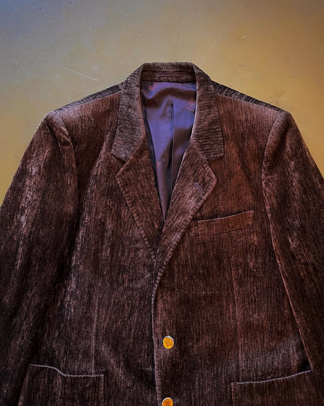 Old LANVIN Paris Classic Velour Blazer 상품이미지4