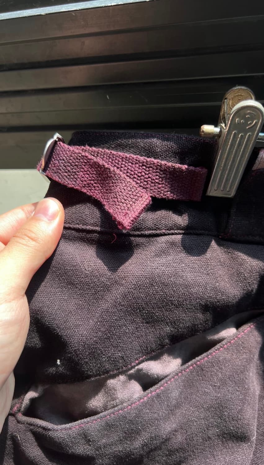 xlim ep04.01 trouser burgendy 2size 상품이미지4