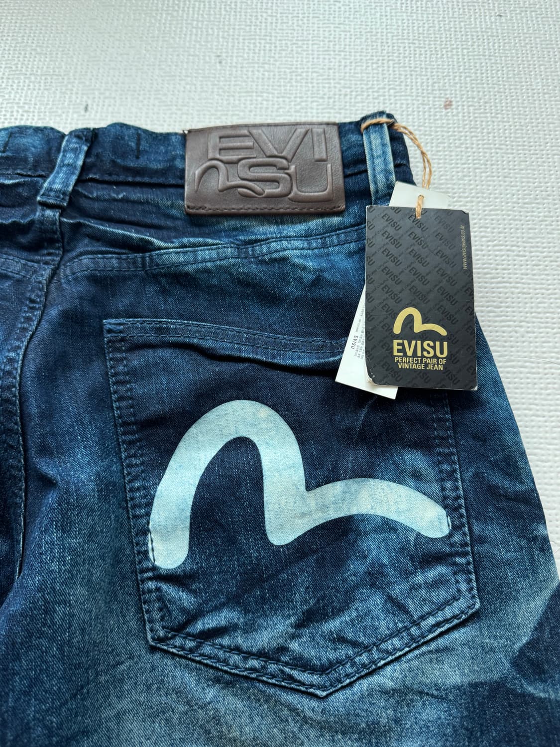 EVISU 에비수 워시드 데님팬츠 30 상품이미지2