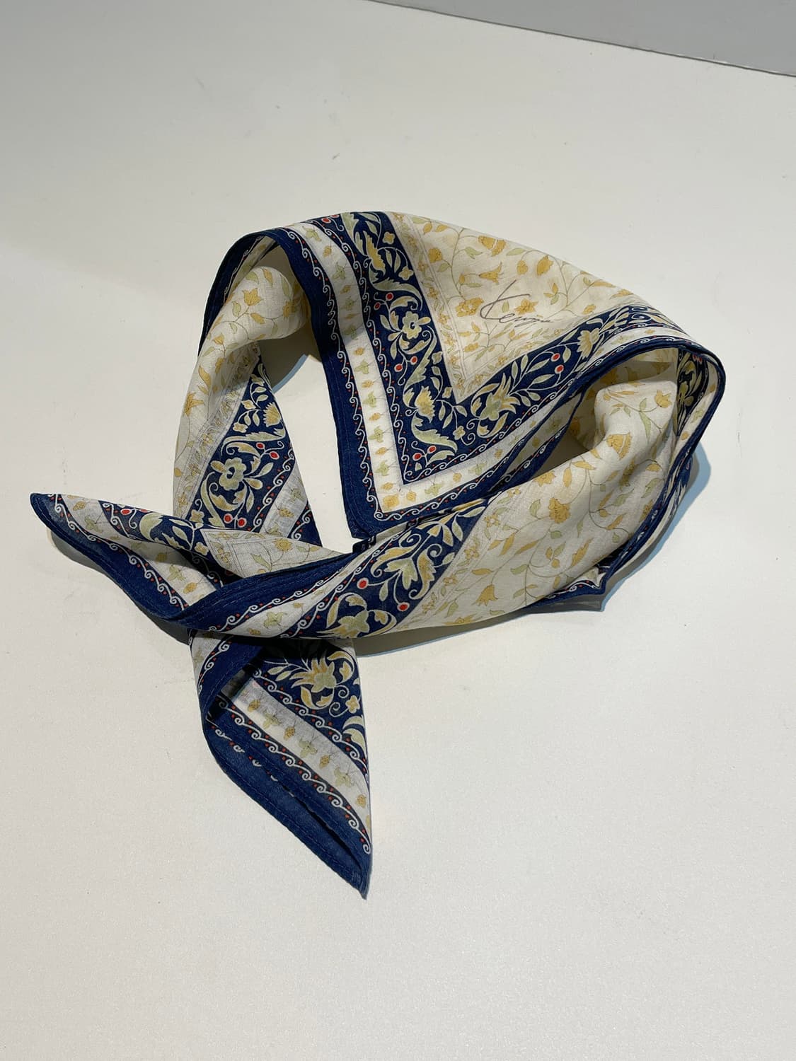 겐조 00s 재팬 플라워 패턴 쁘띠 손수건 A1456 상품이미지1