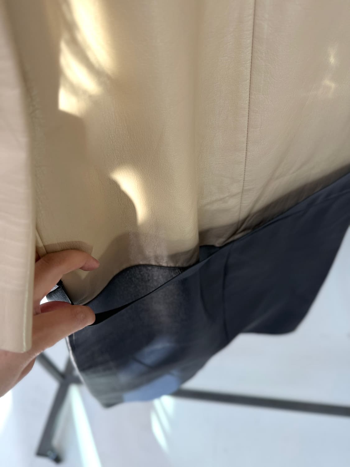 셀린 가죽 원피스(34) 상품이미지3