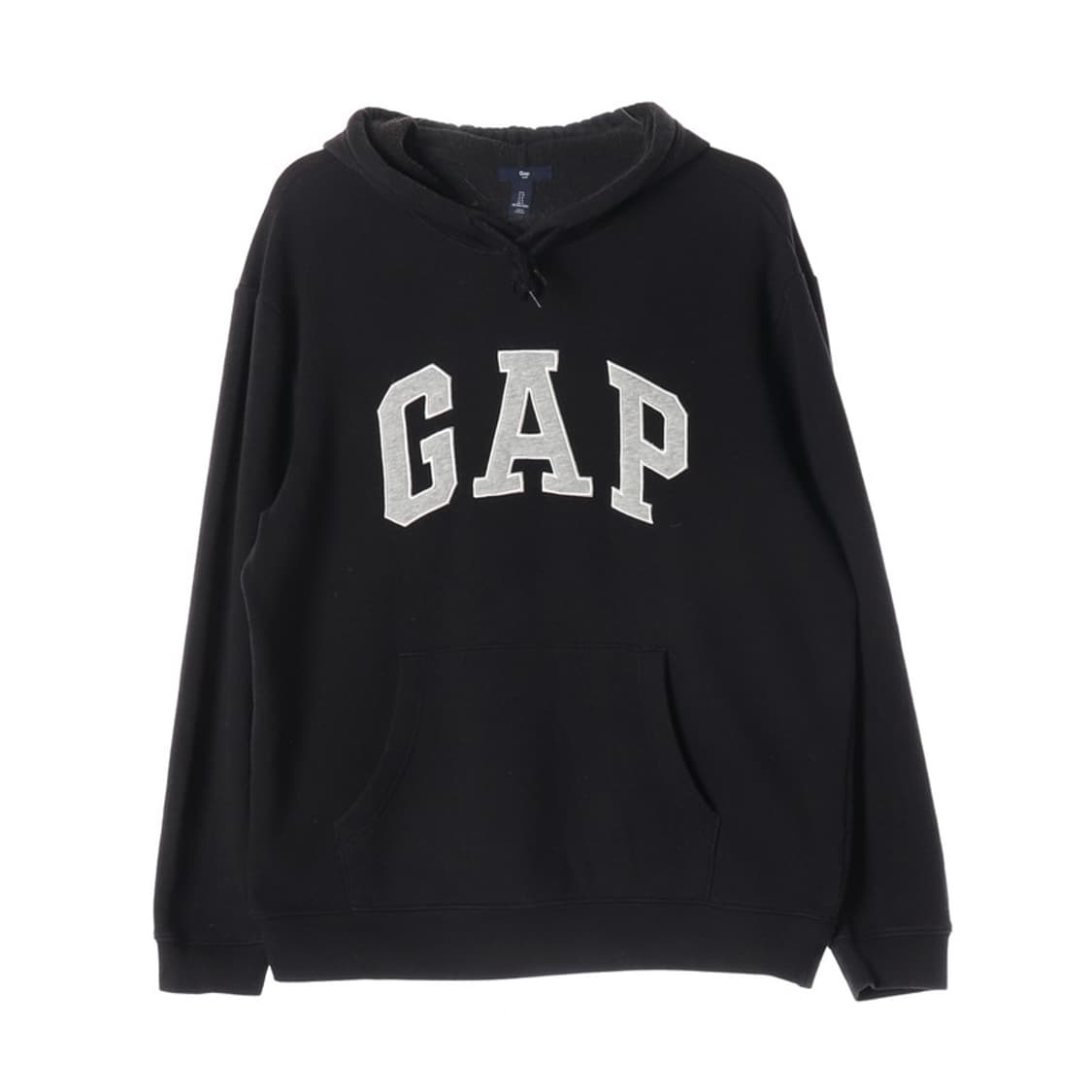 GAP 빅 로고 블랙 기모 후드티 L 상품이미지1