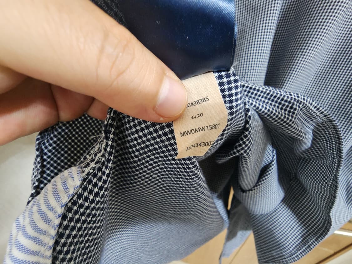 (XL)타미 포켓 체크 셔츠 상품이미지5