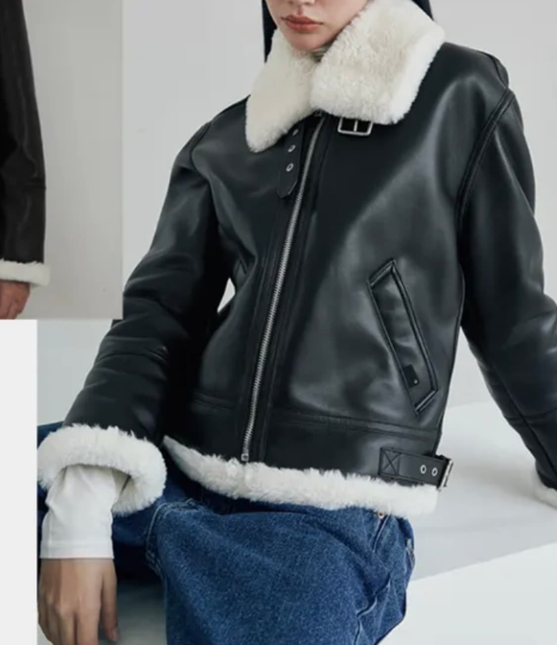 [새상품] 레프트서울 무스탕 L 사이즈 상품이미지4