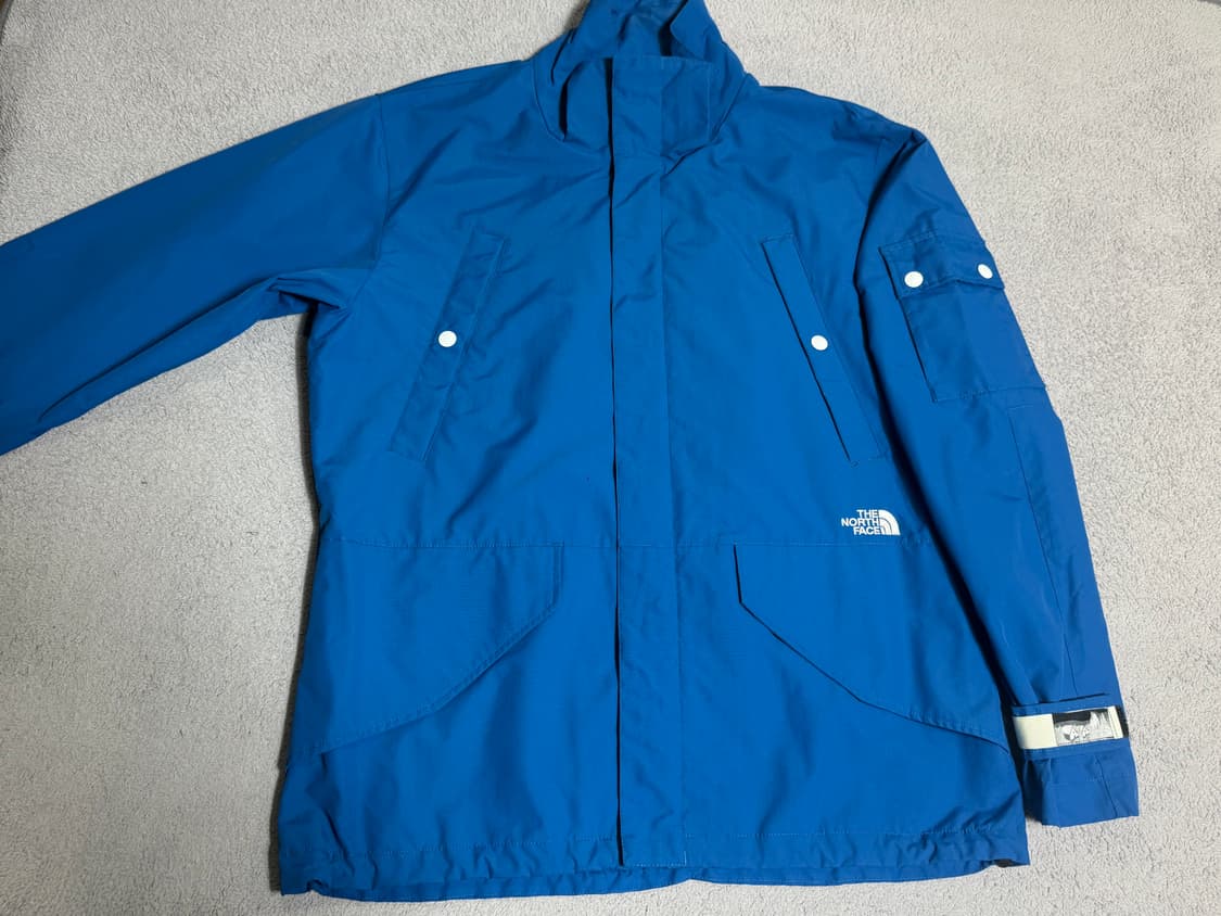 노스페이스 블루 미드로고 바람막이 윈드브레이커 자켓 105(XL) 상품이미지1