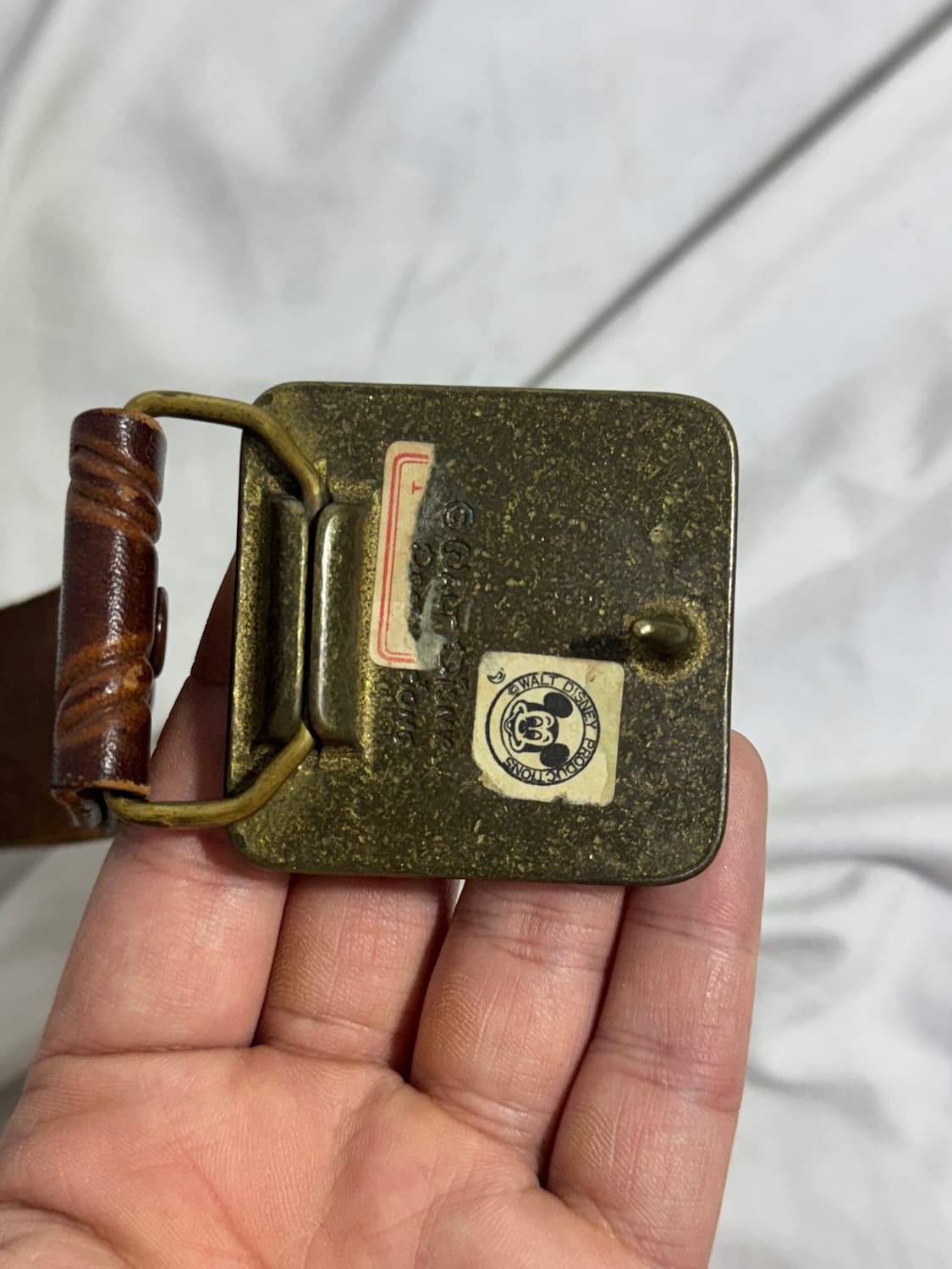 디즈니 미키마우스 카빙 레더 벨트 상품이미지5