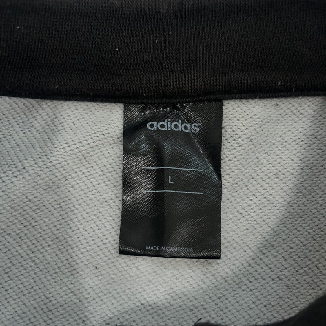 Adidas 아디다스 스펠아웃로고 그레이 코튼 져지 상품이미지6