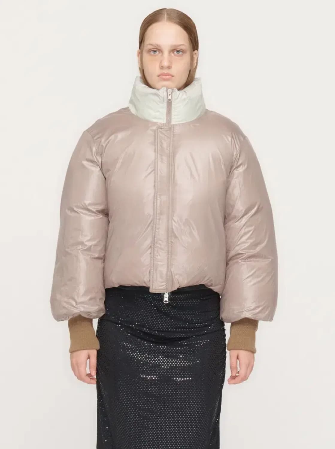 Open yy 제니패딩 옴브레 리버시블 패딩 상품이미지7