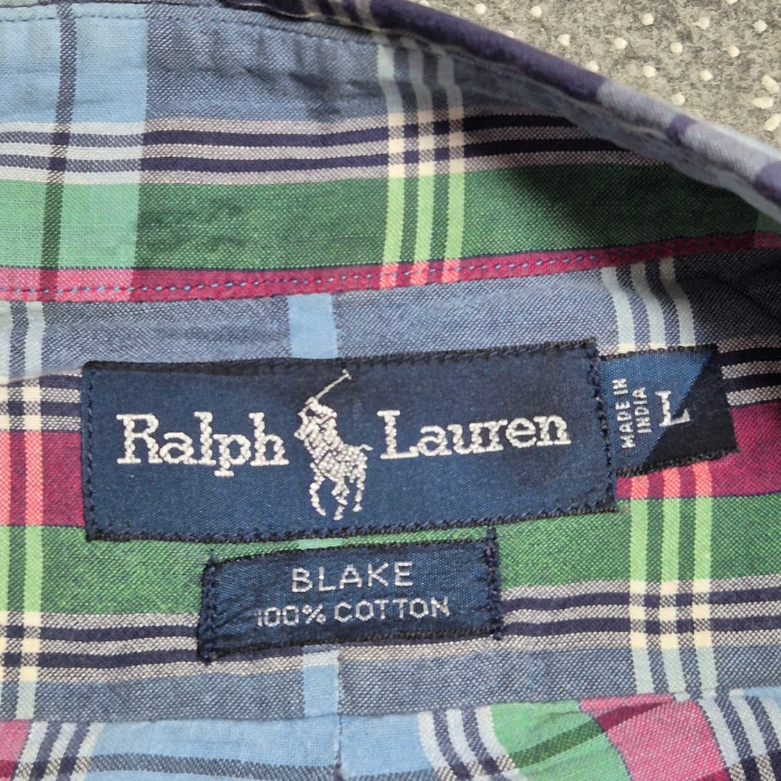 [L]폴로 박스핏 블레이크 체크 -508 상품이미지3