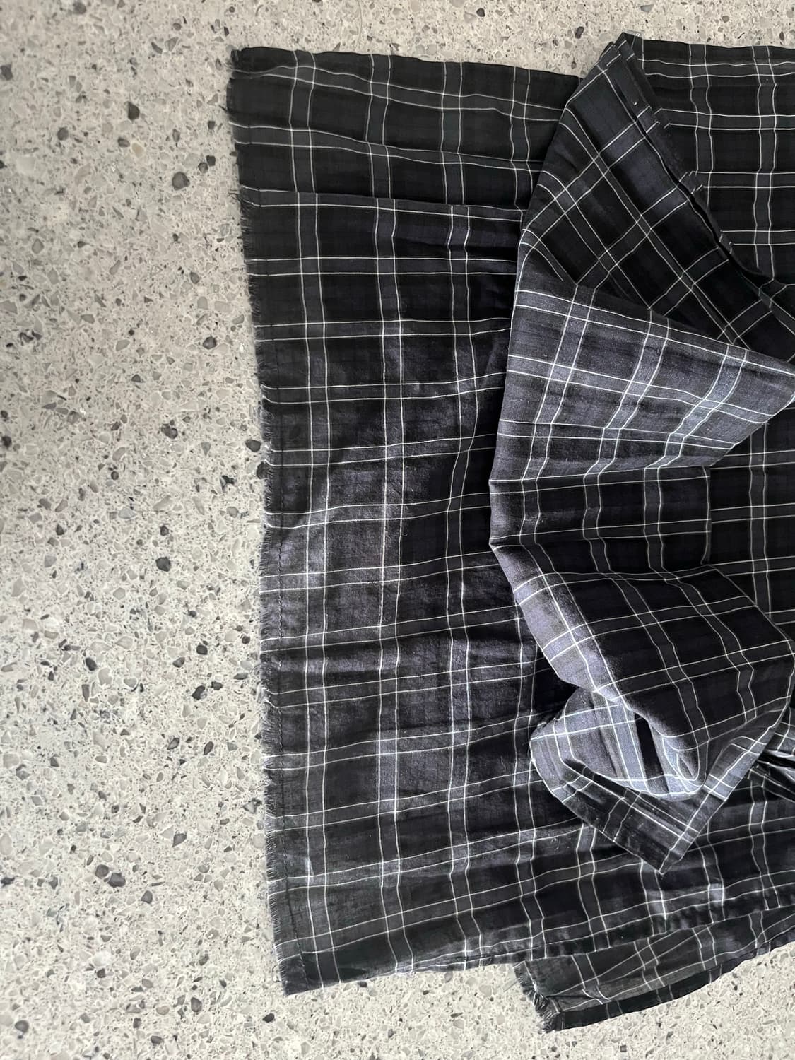 해칭룸 타탄 체크 스카프 상품이미지3