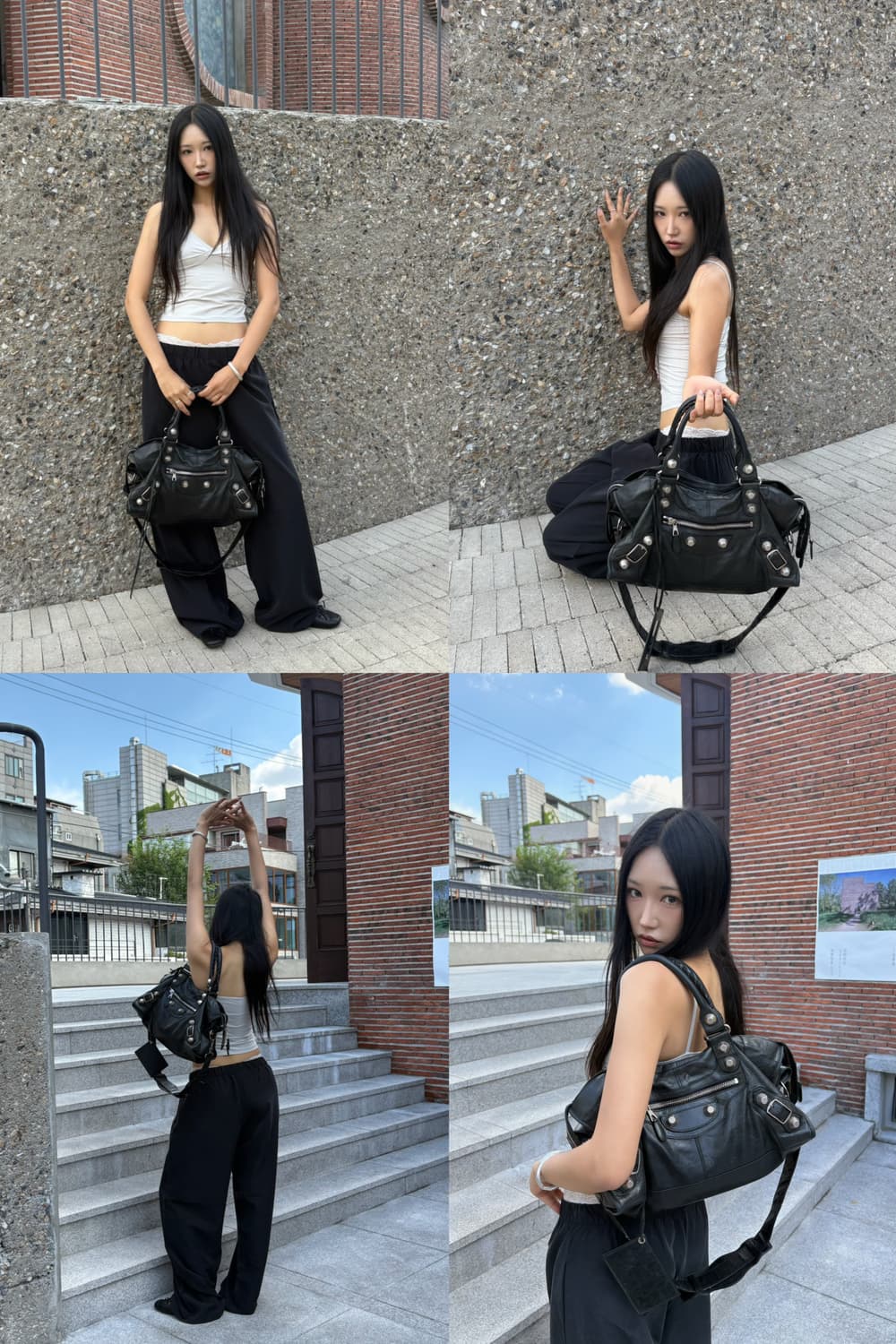 발렌시아가 파트타임 자이언트 모터백 블랙 상품이미지2