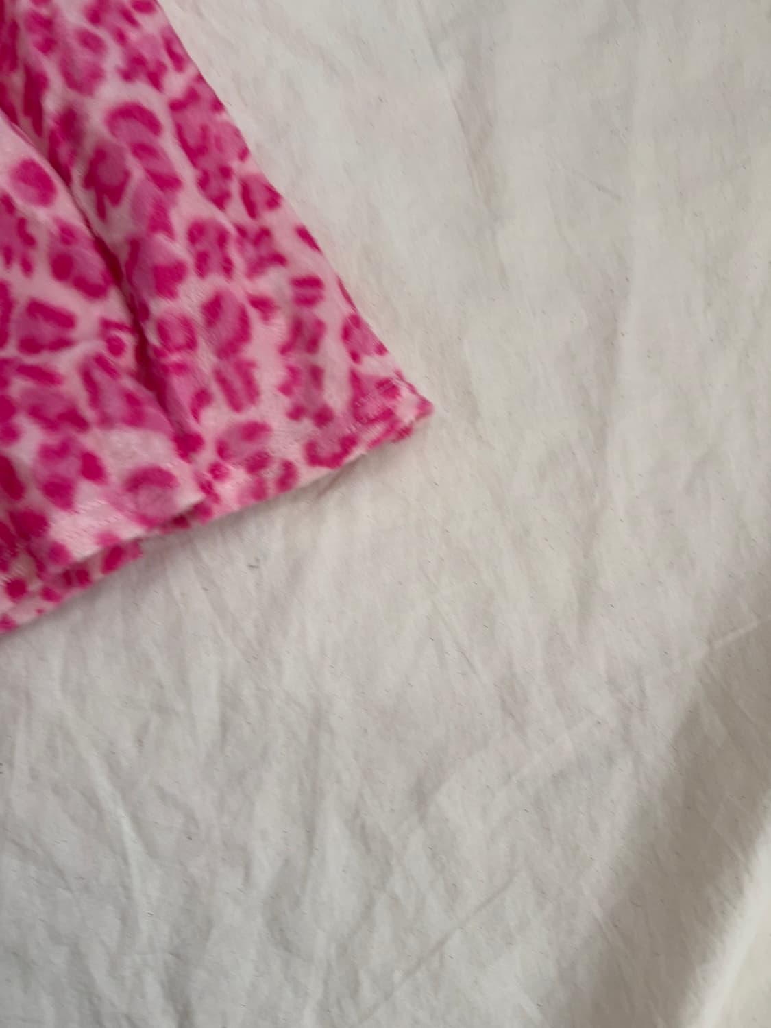 갸루펑크 레오파드 호피 핑크 퍼 스커트(새상품) 상품이미지3