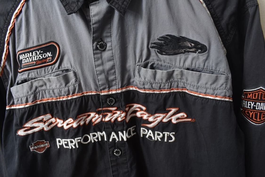 할리데이비슨 레이싱 셔츠 L M0147 상품이미지5