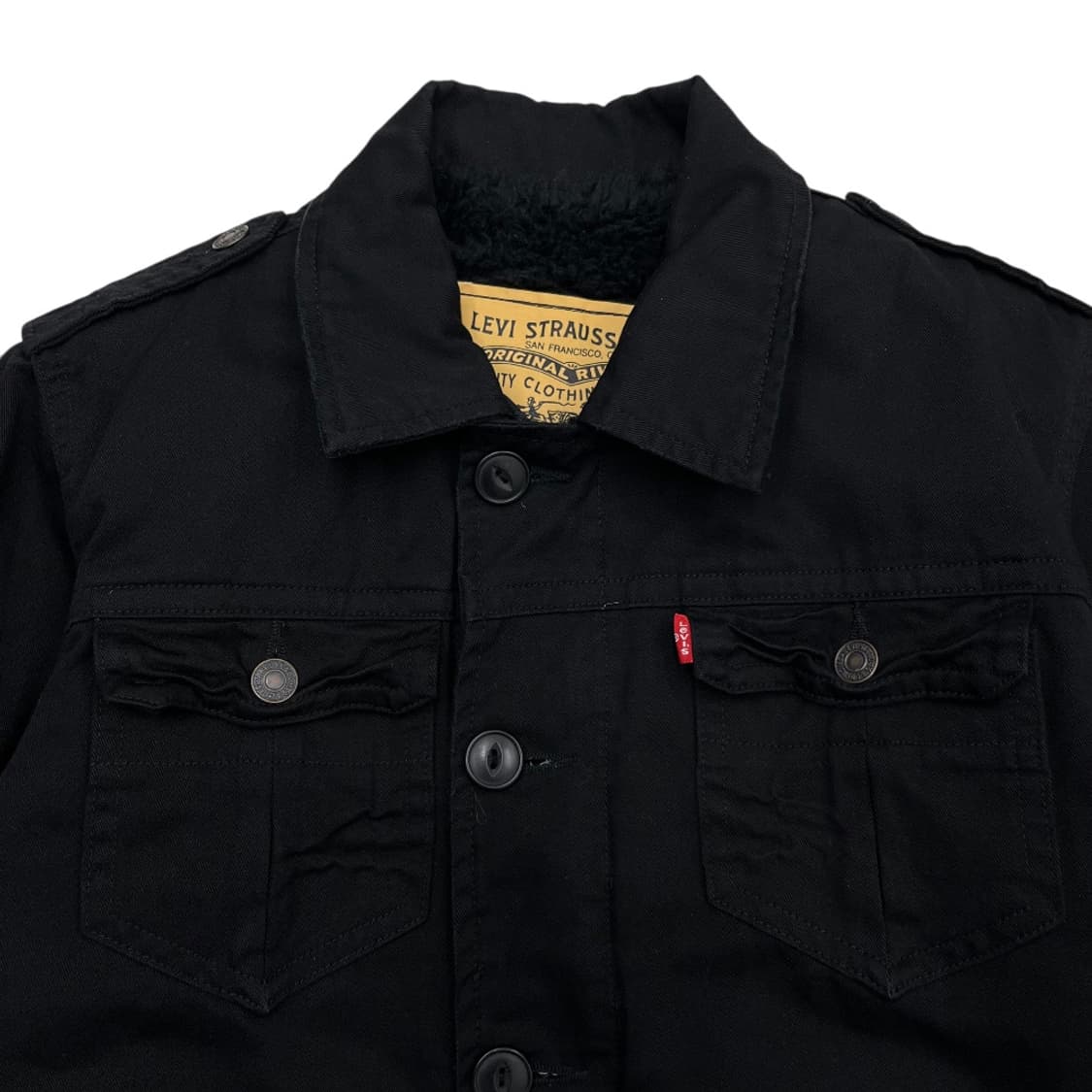 리바이스 블랙 데님 자켓 M 상품이미지4