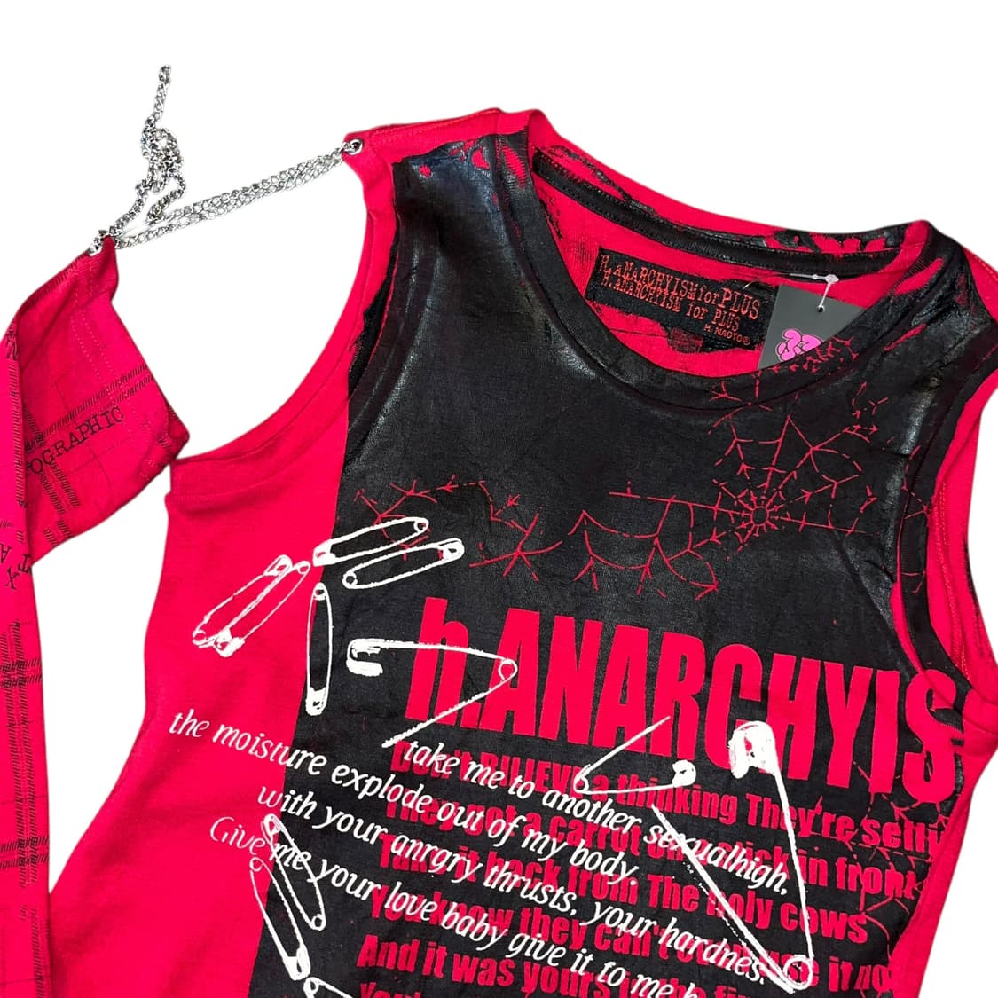 H.NAOTO 에이치나오토 프린팅 긴팔티 펑크갸루y2k 상품이미지4