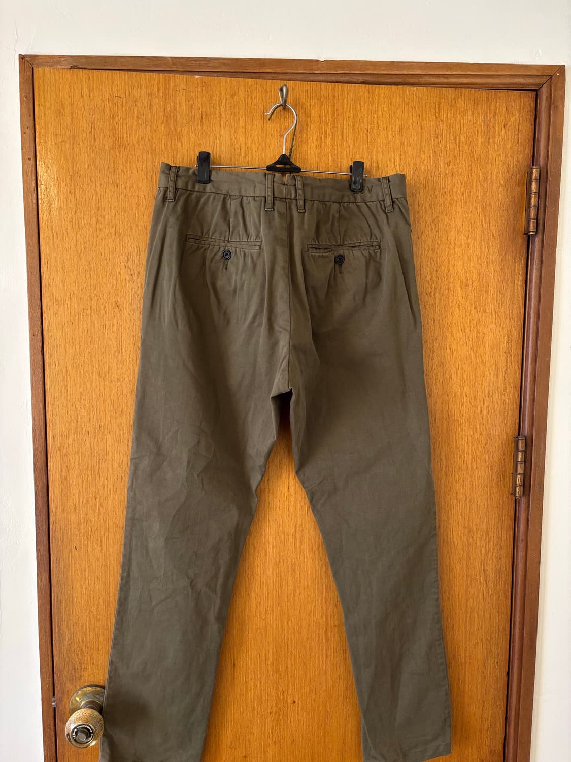 쟈딕앤볼테르 카키 코튼팬츠 상품이미지5