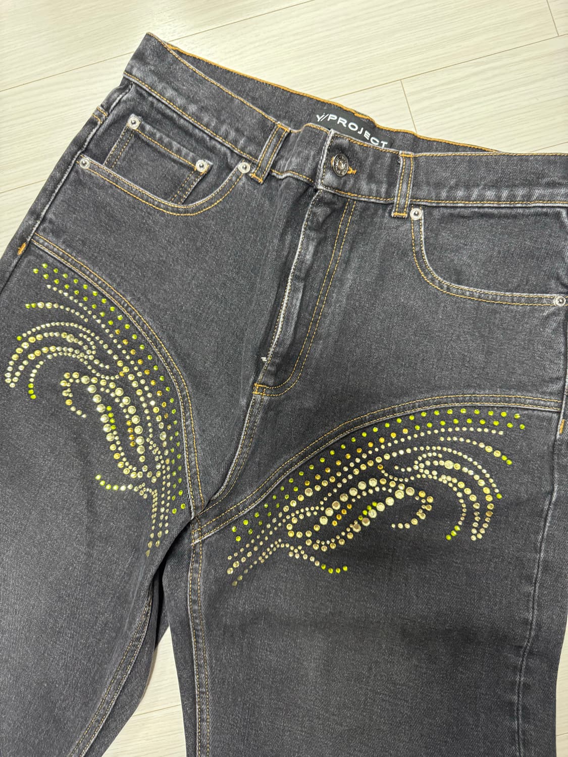 와이프로젝트 크리스탈 진 블랙 상품이미지5