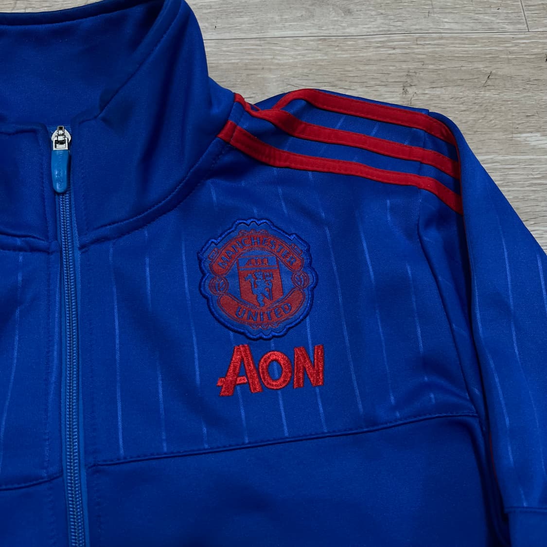 아디다스 맨체스터 유나이티드 져지 트랙탑 자켓 [딥 블루] M/95 상품이미지6