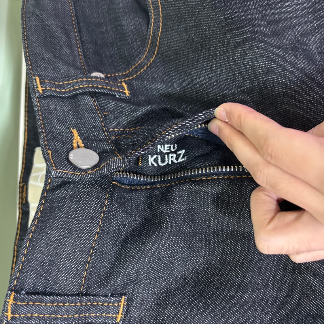 31 플랙 KRUZ 생지 슬림핏 데님팬츠 상품이미지4