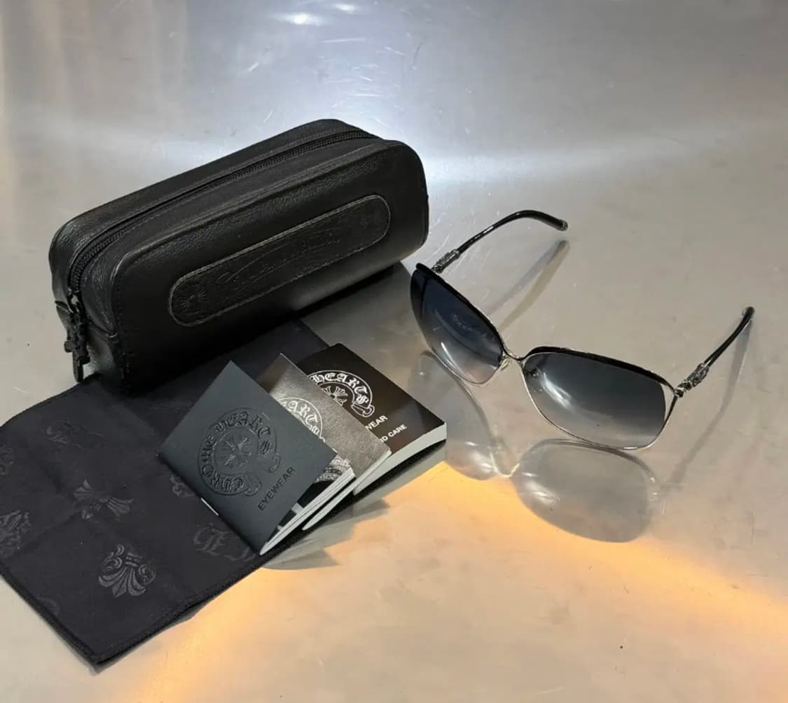 (초희귀/풀구성) 크롬하츠 빈티지 선글라스 칼자이즈 렌즈 - 민트급 상품이미지3