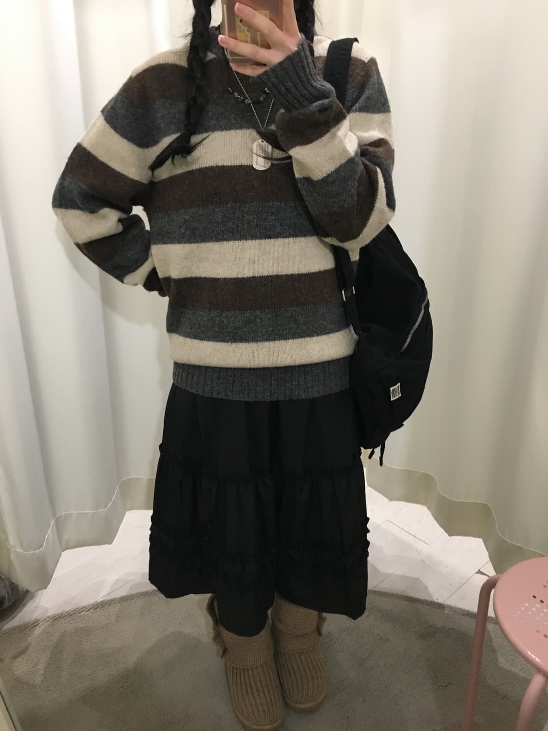 stripe wool knit 상품이미지4