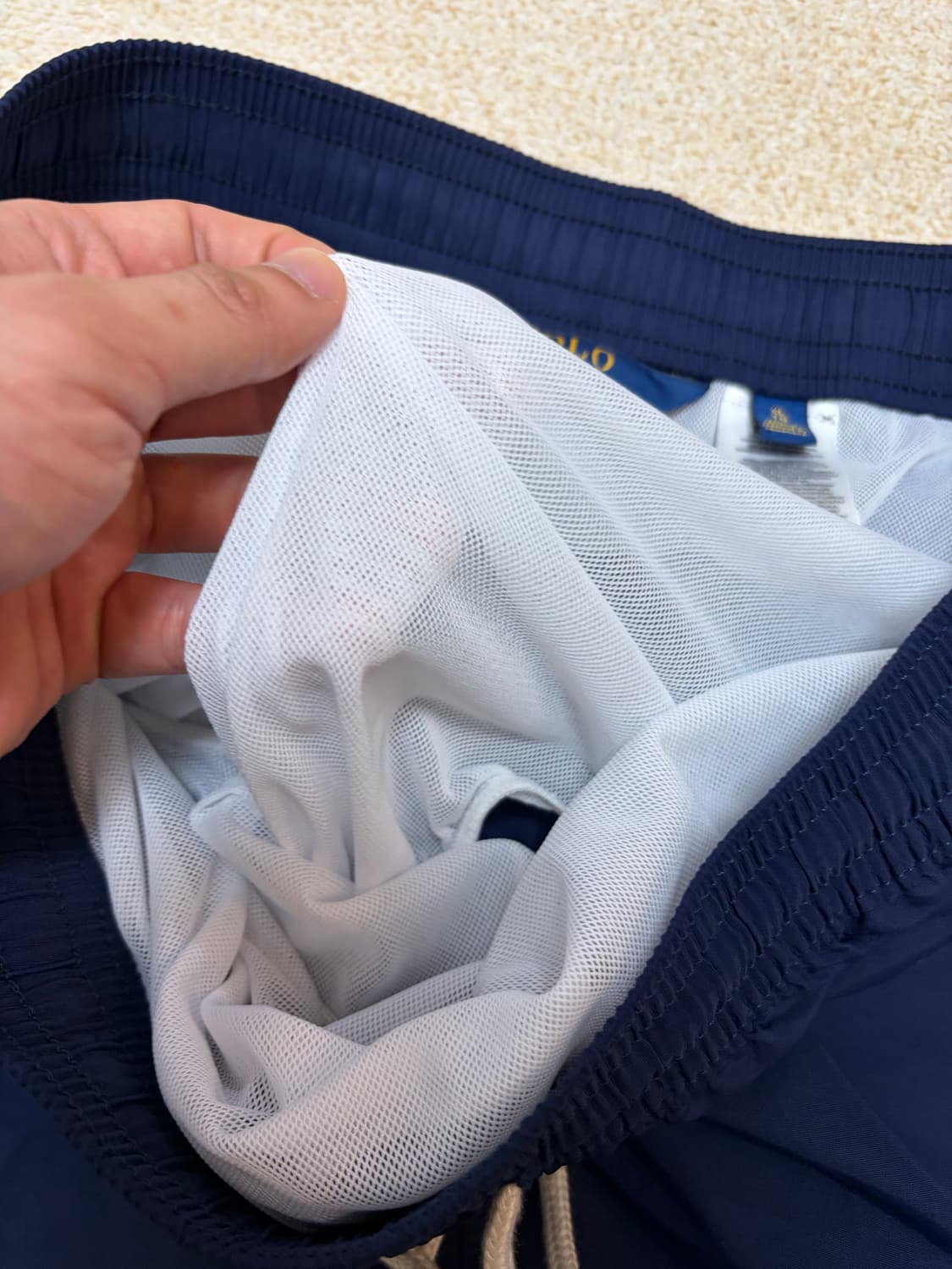 XL) 폴로 랄프로렌 폴로 로고 스윔팬츠 수영복 반바지 상품이미지5