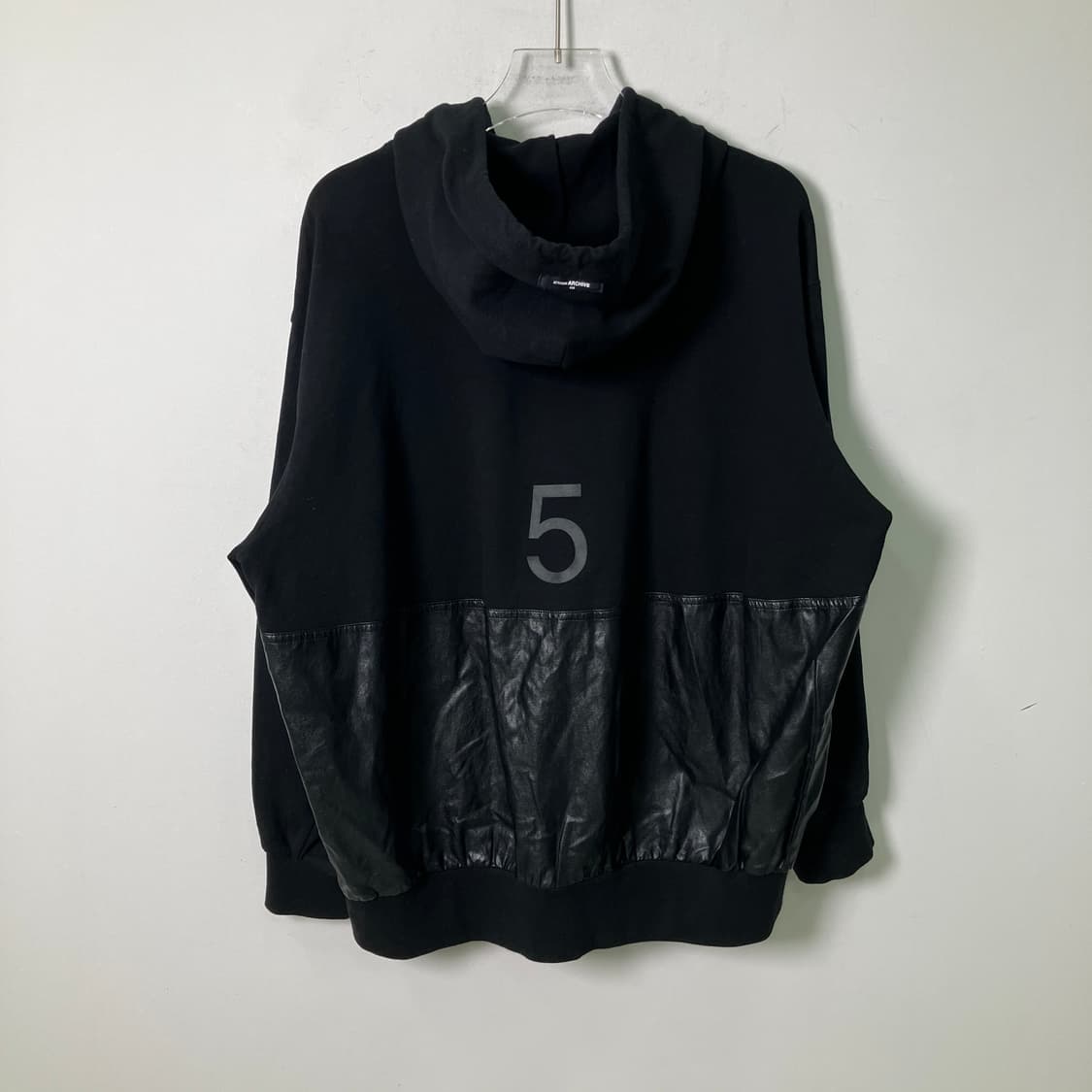 System 시스템 레더 후드티 90 상품이미지2