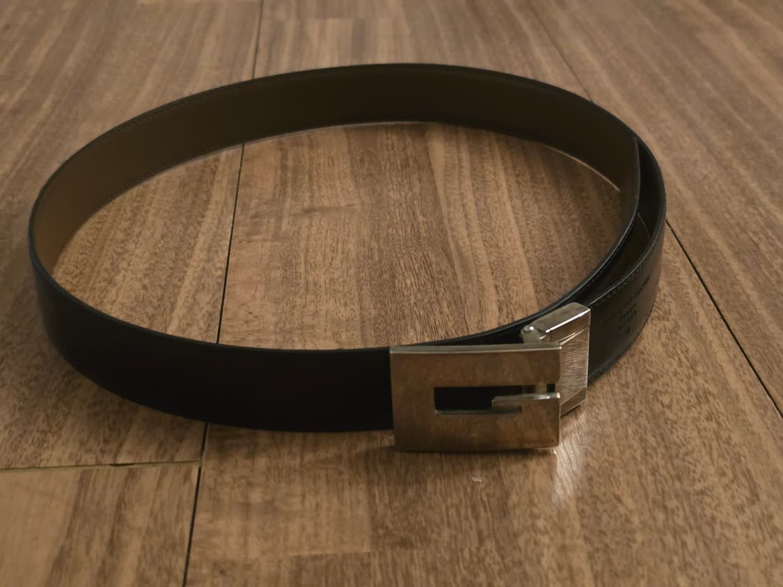 Gucci 구찌 스퀘어 G 버클 클래식 가죽 벨트 상품이미지2