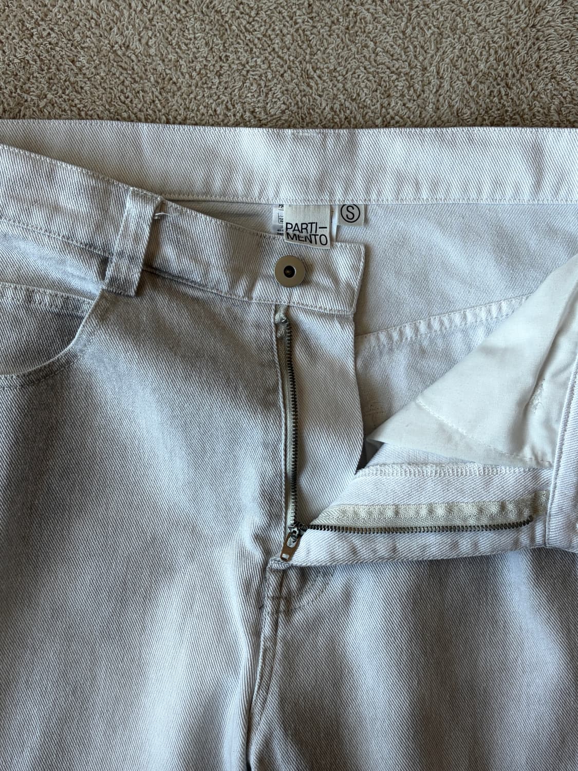 파르티멘토 더티 워싱 바이커 팬츠 상품이미지4