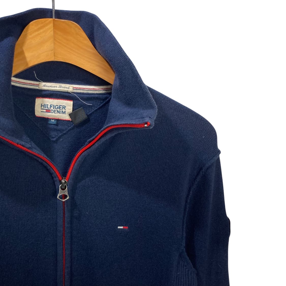 타미힐피거 네이비 니트집업 상품이미지3