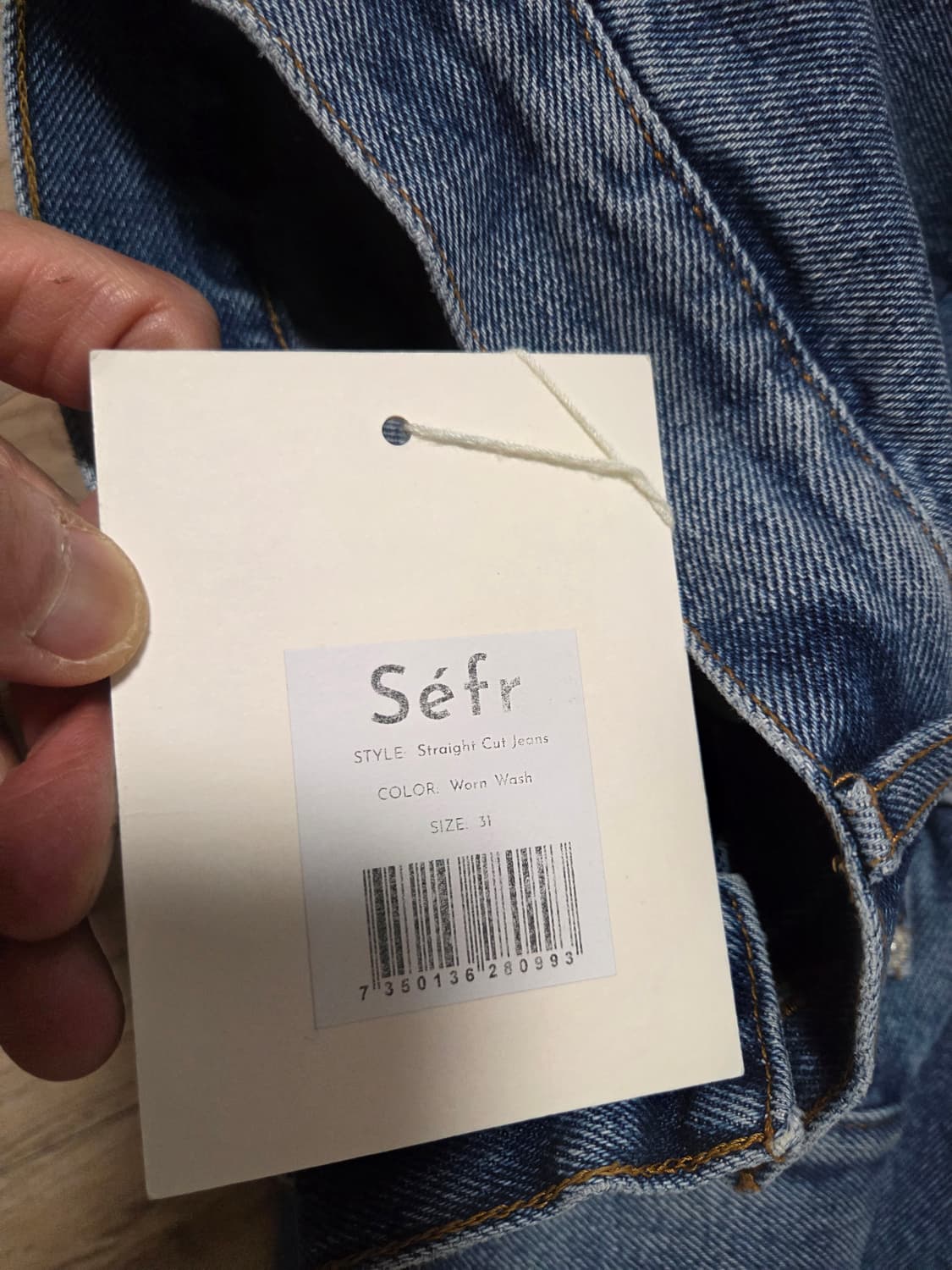  sefr 31/32 데님판매 캡보유 상품이미지1