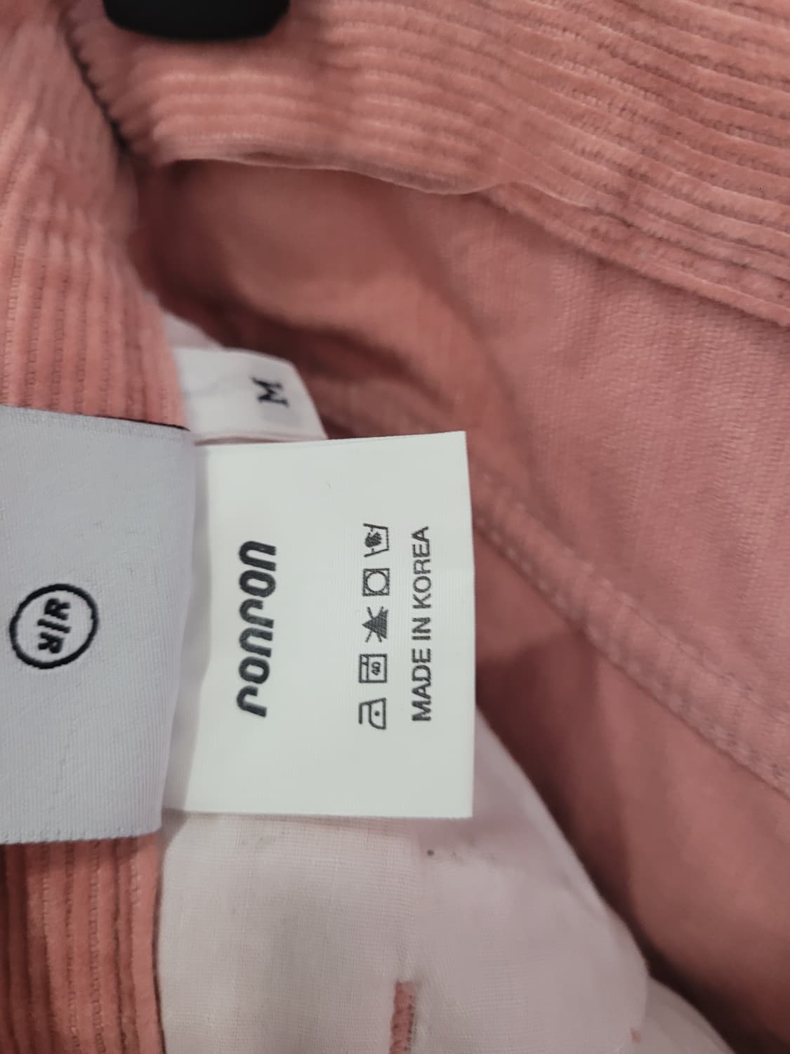 론론 ronron 코듀로이 미니 스커트 핑크 M사이즈 상품이미지8