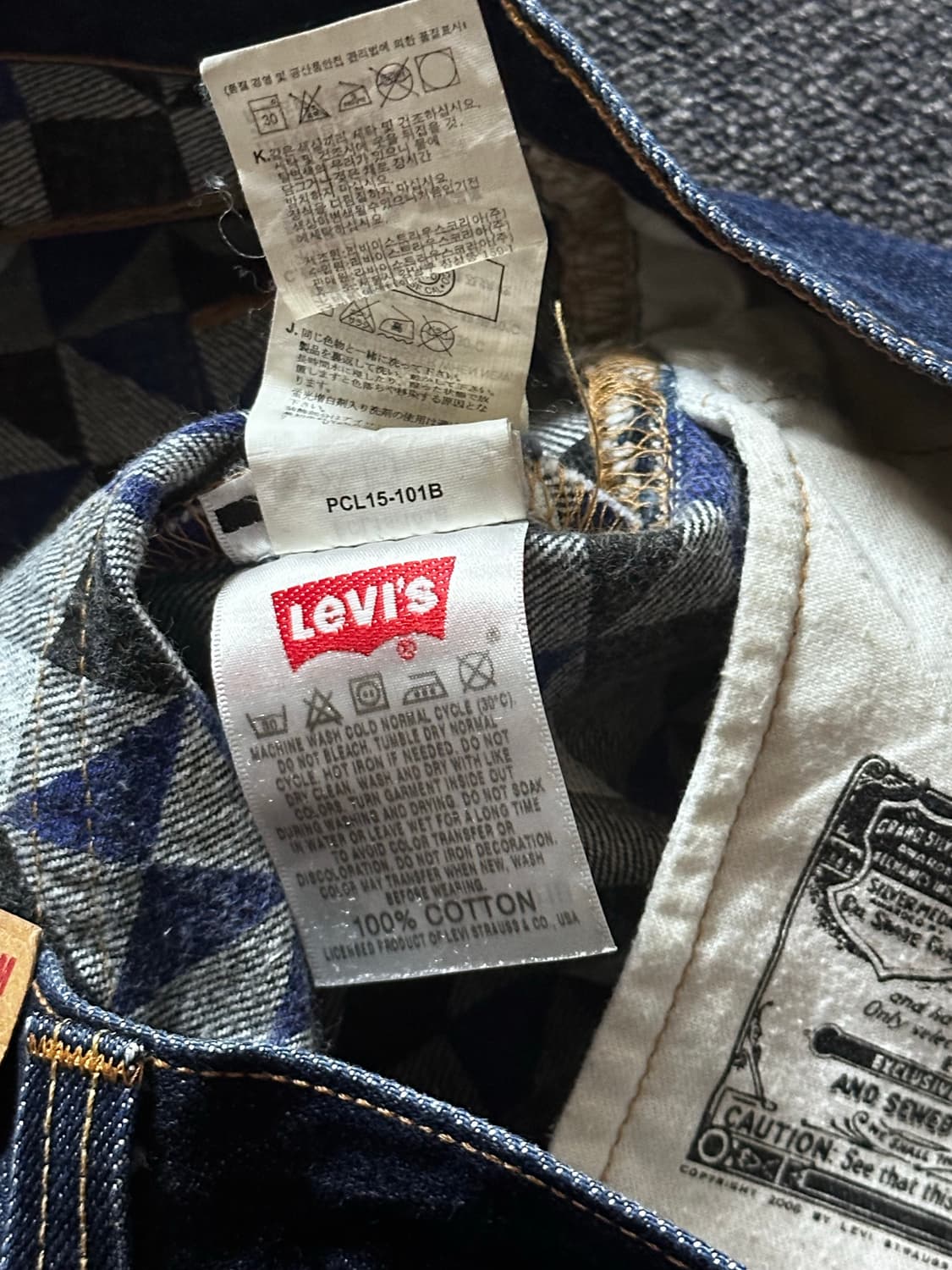 Levi’s 리바이스 501 스트레이트 레그진  버튼플라이 상품이미지8