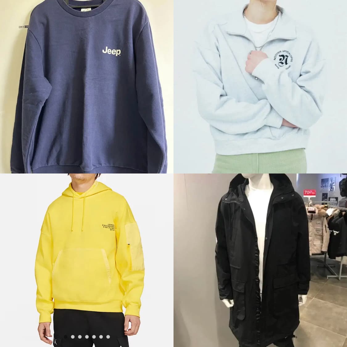 브랜드의류 잡화 일괄 급처 땡처리 합니다 후드 플리스 니트 패딩 모자 캡 상품이미지3