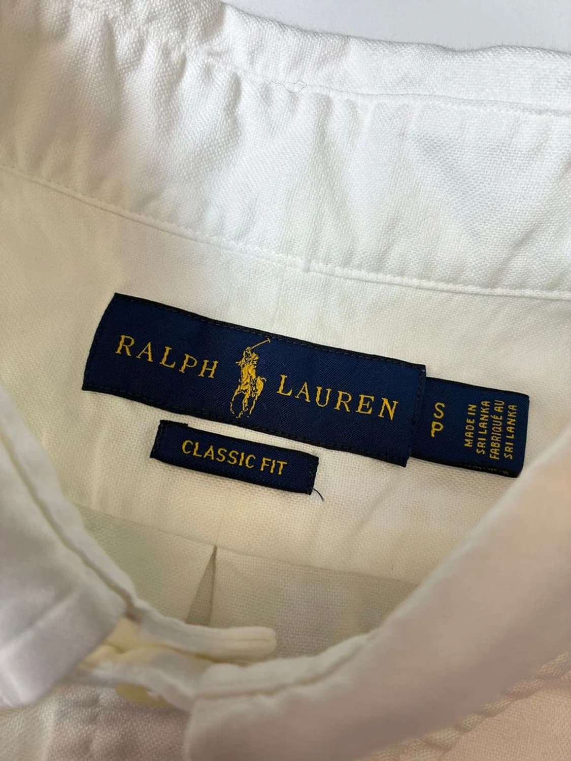 폴로 랄프로렌 풀오버 로고 화이트 옥스포드 셔츠 PN8091 상품이미지6
